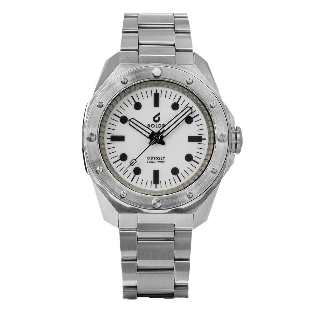BOLDR “Odyssey Cryosea” Automatic Steel White Black Sapphire Men’s Watch