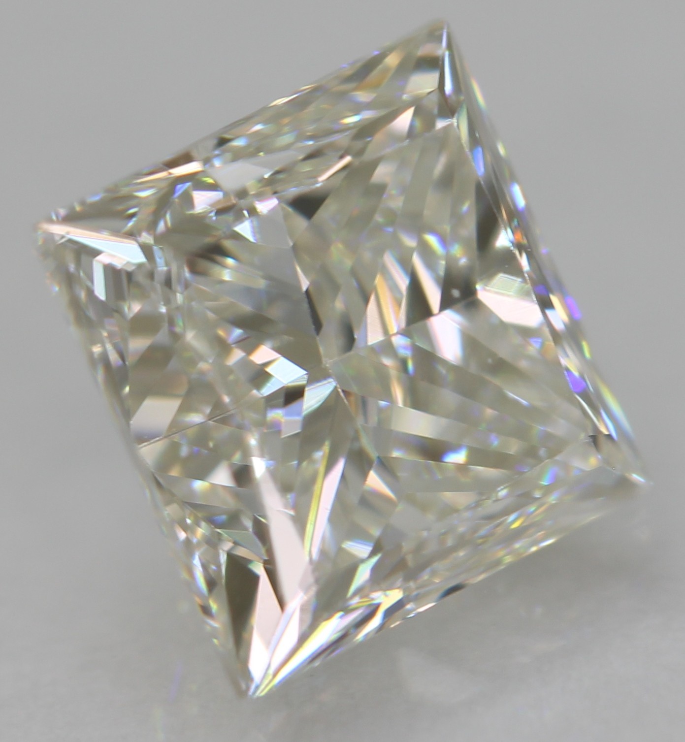 Certified 1.00 Carat F VVS1 Princess Natural MINED Loose Diamond 5.25×5.24mm