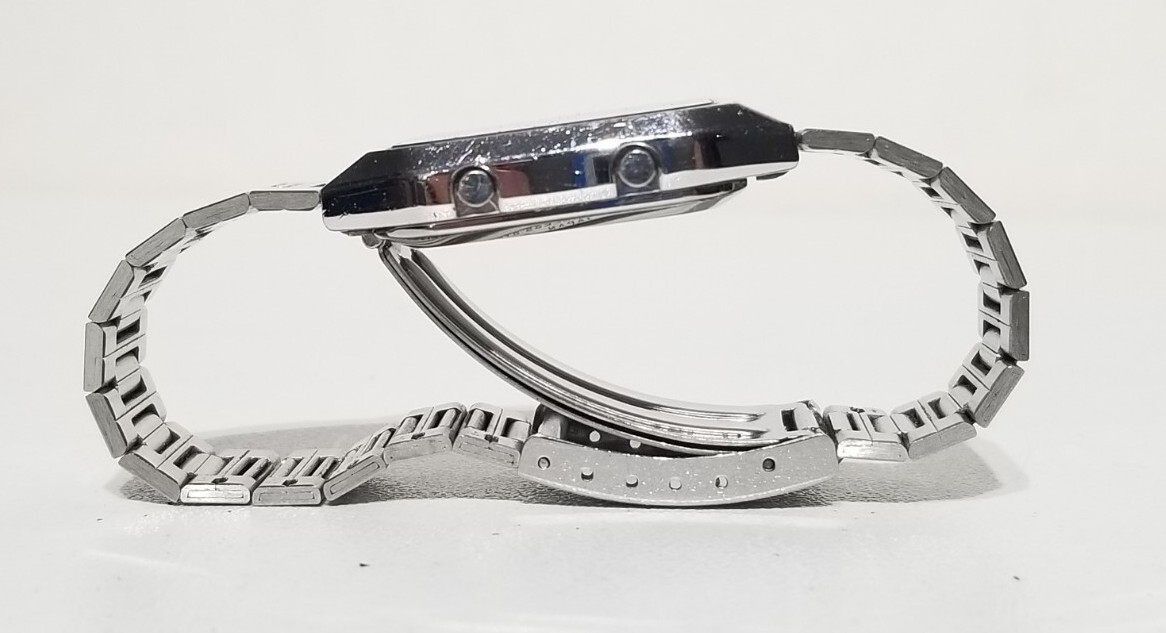 Rare Seiko Running Man D138-4000 Alarm Chronograph Stainless Watch Repair Parts