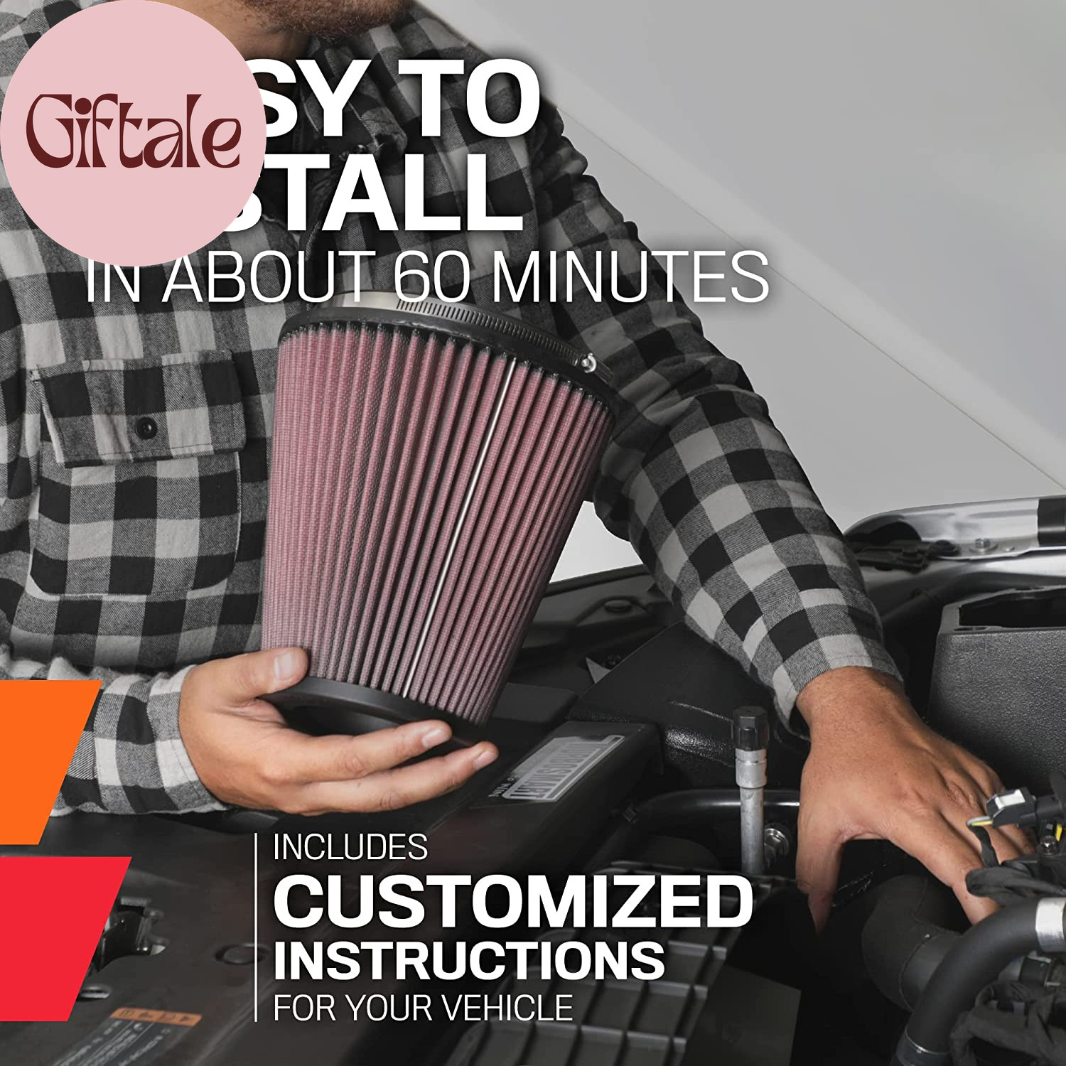 Cold Air Intake System: High-Flow Air Filter, Increase Performance & Towing: Com
