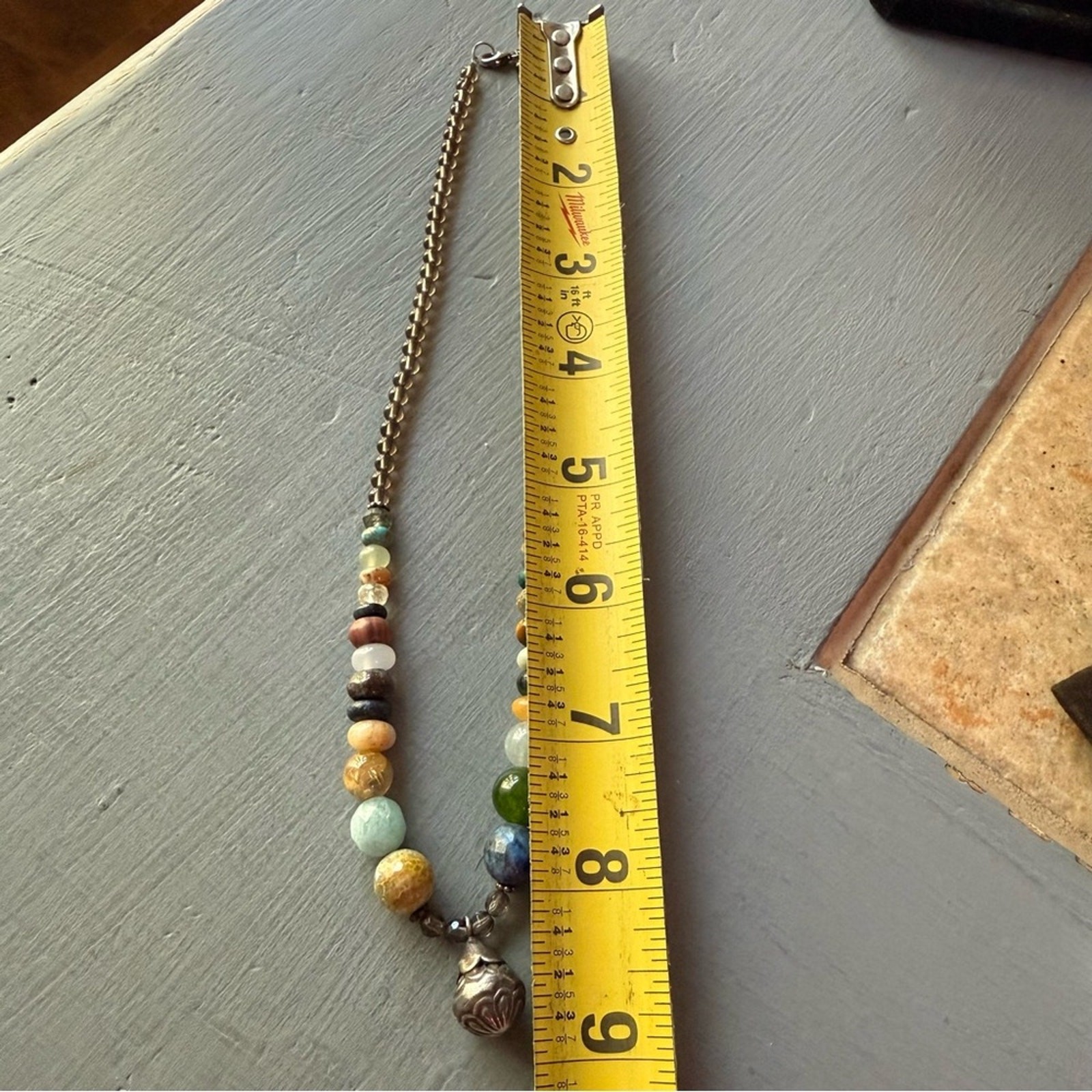 925 Sterling Silver Beaded Jingle Bell Pendant Necklace