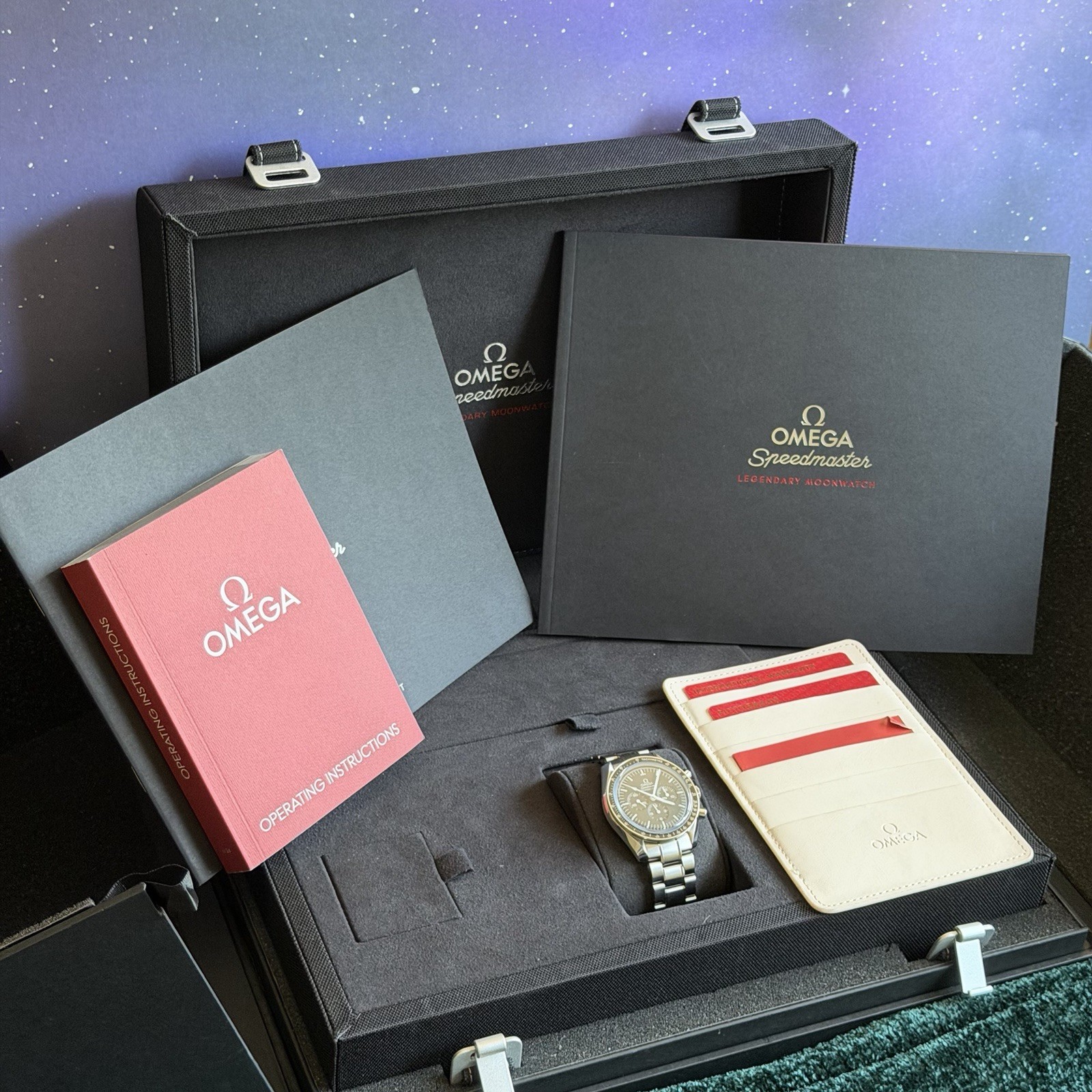 Omega Speedmaster Moonwatch Sapphire Sandwich 42mm B&P 311.30.42.30.01.006