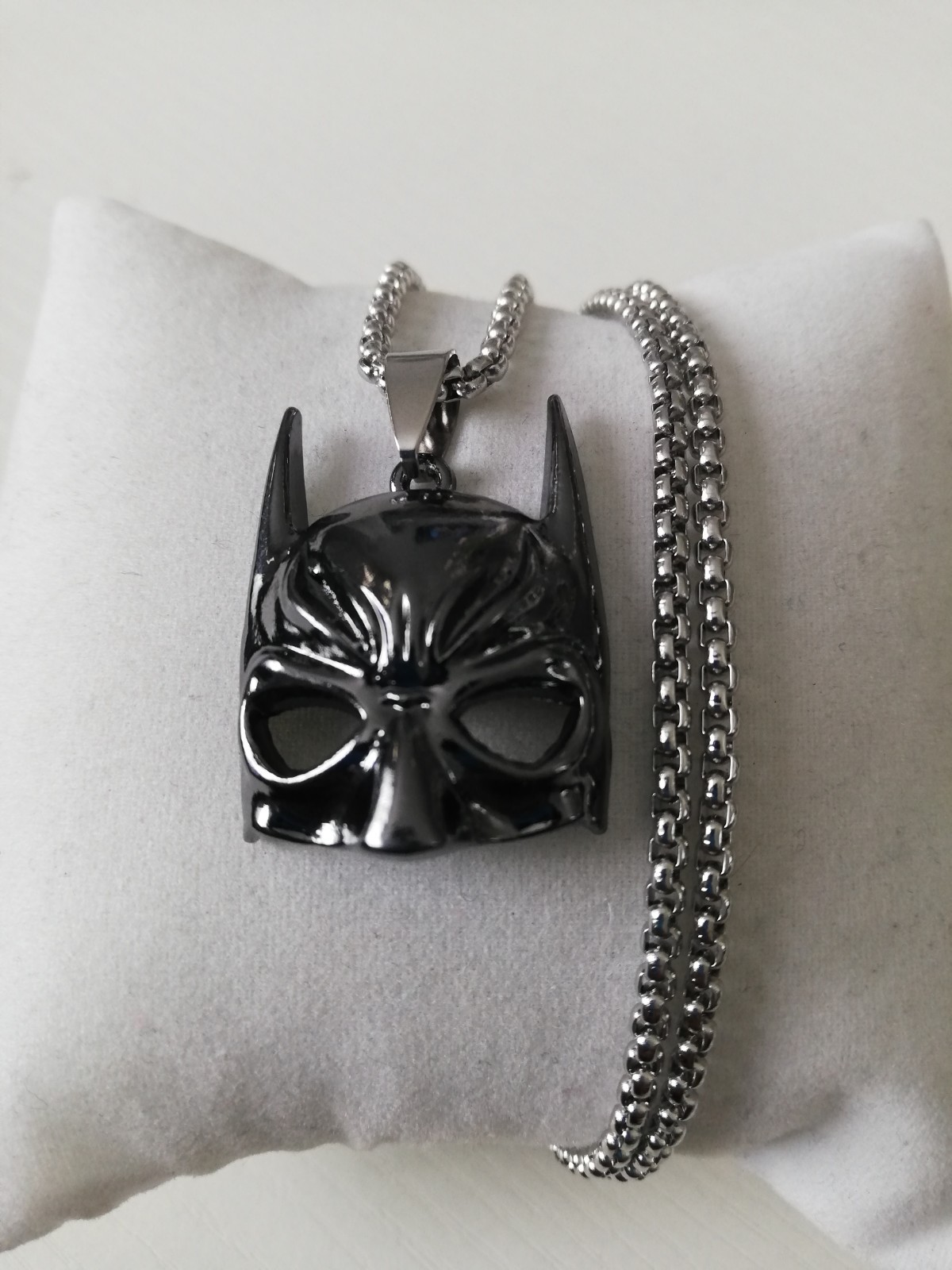 Titanium 316L Stainless Steel The Dark Night Batman Biker Pendant DC Super Hero