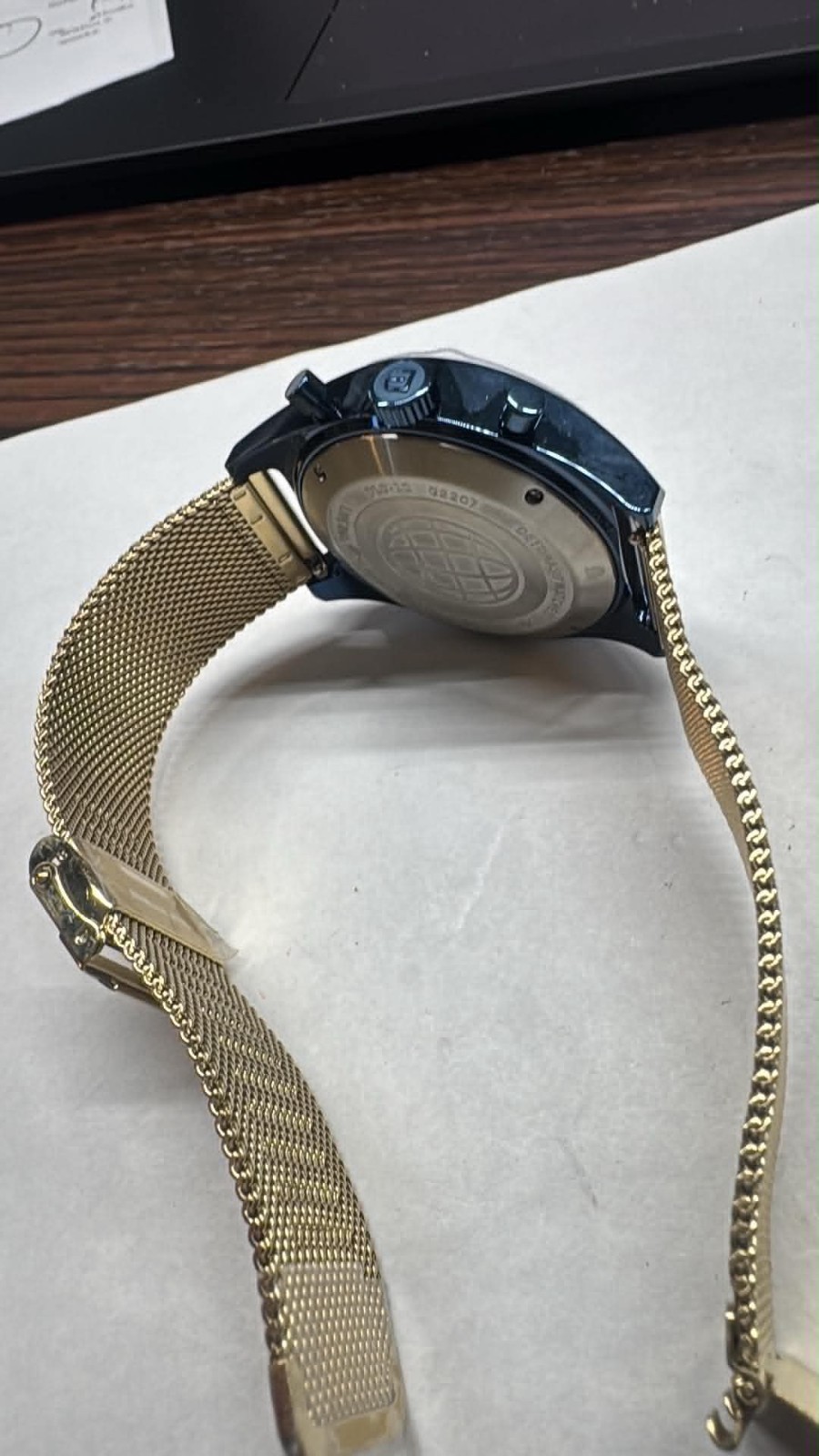 NEW Mens 43MM Detomaso Chronograph WATCH D1010 G2207 (A40) METALLIC BLUE CASE