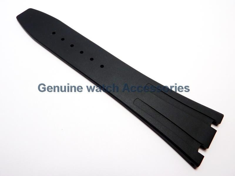 AUDEMARS PIGUET ROYAL OAK BLACK RUBBER SILICON(26mm X 18mm) STRAP BAND BRAND NEW