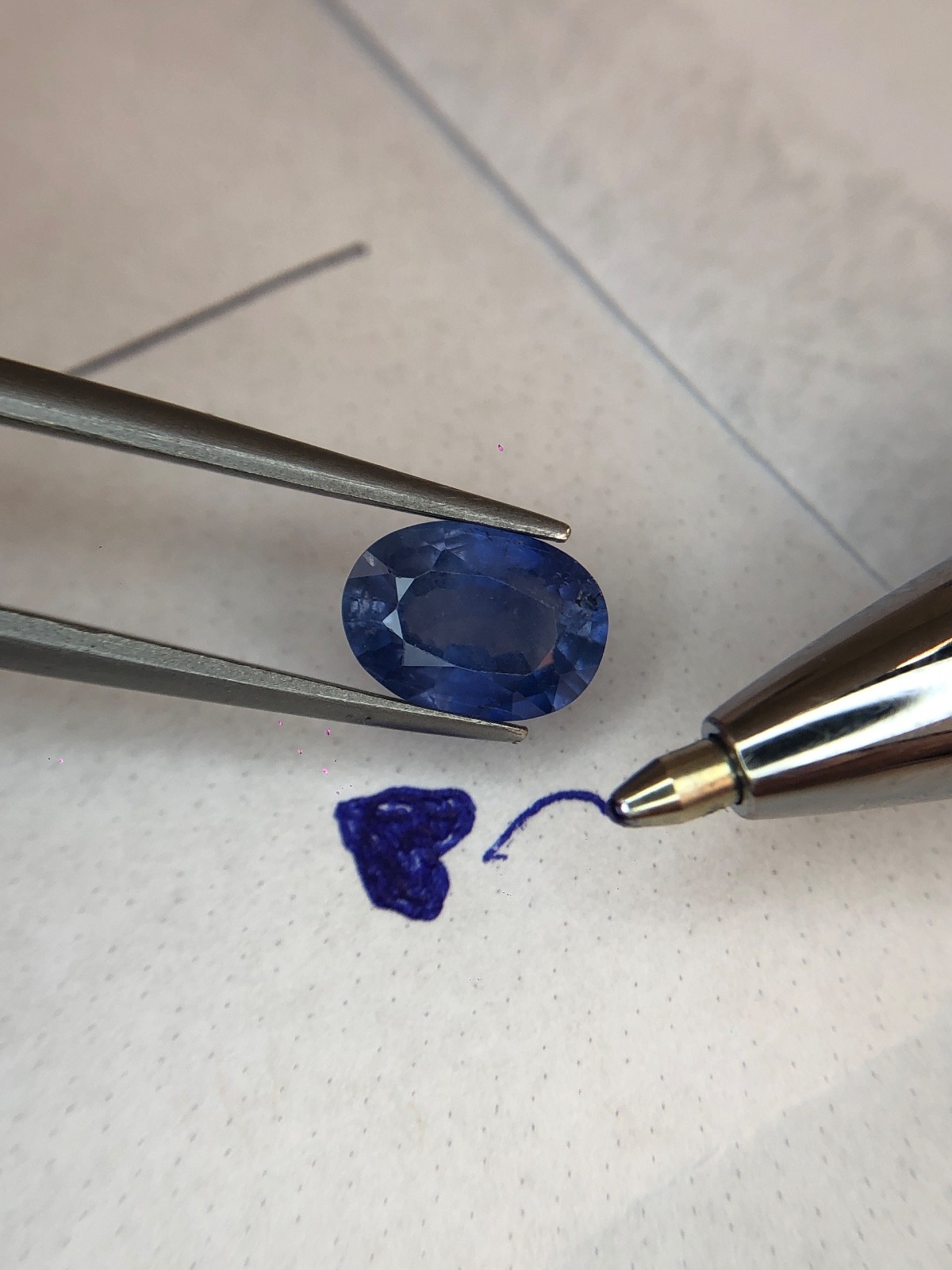 2.35 ct beautiful cornflower blue ceylon sapphire normal heat