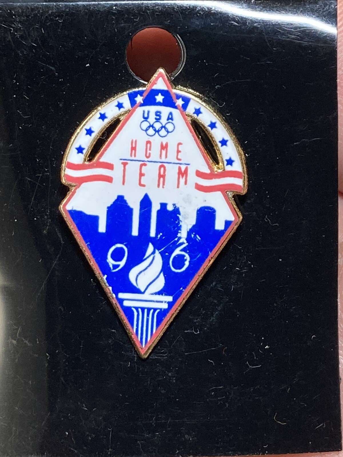 1996 Olympic USA Home Team Lapel Pin Jacket Hat Vest Collectible EUC K507