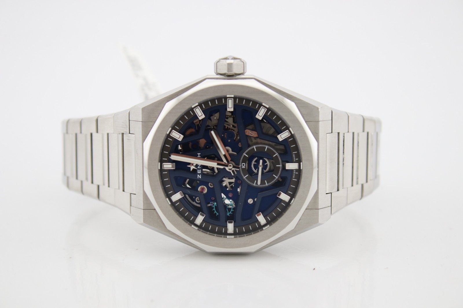 Zenith 2023 Defy Skyline Skeleton Blue Dial Steel 41mm Watch 03.9300.3620