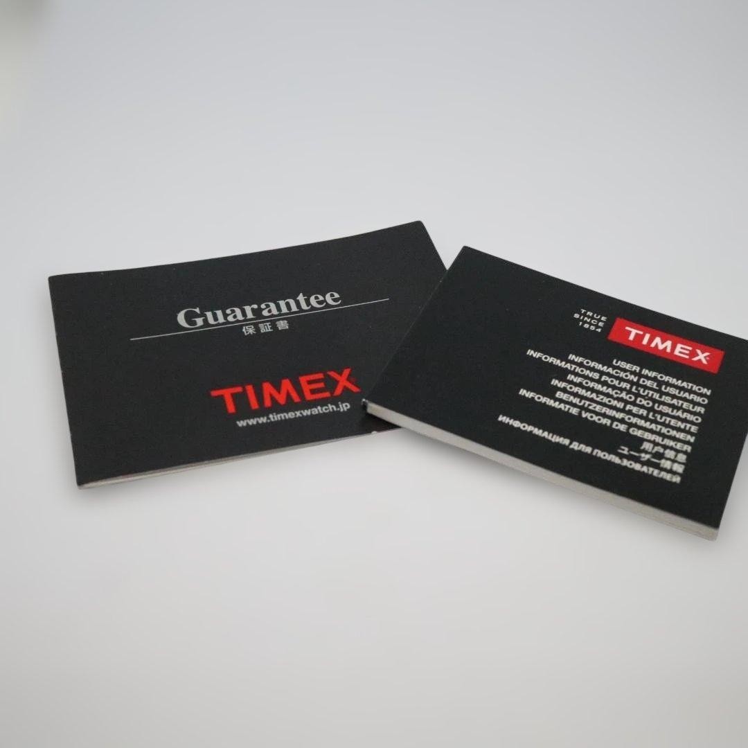 TIMEX Chronograph Men’s Watch Navy Blue Dial Quartz Analog Vintage Japan