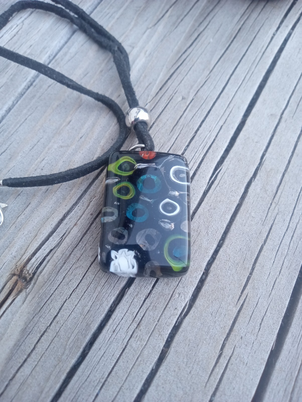 VETRO DI MURANO GLASS ITALIAN ART PENDANT NECKLACE MURANO GLASS