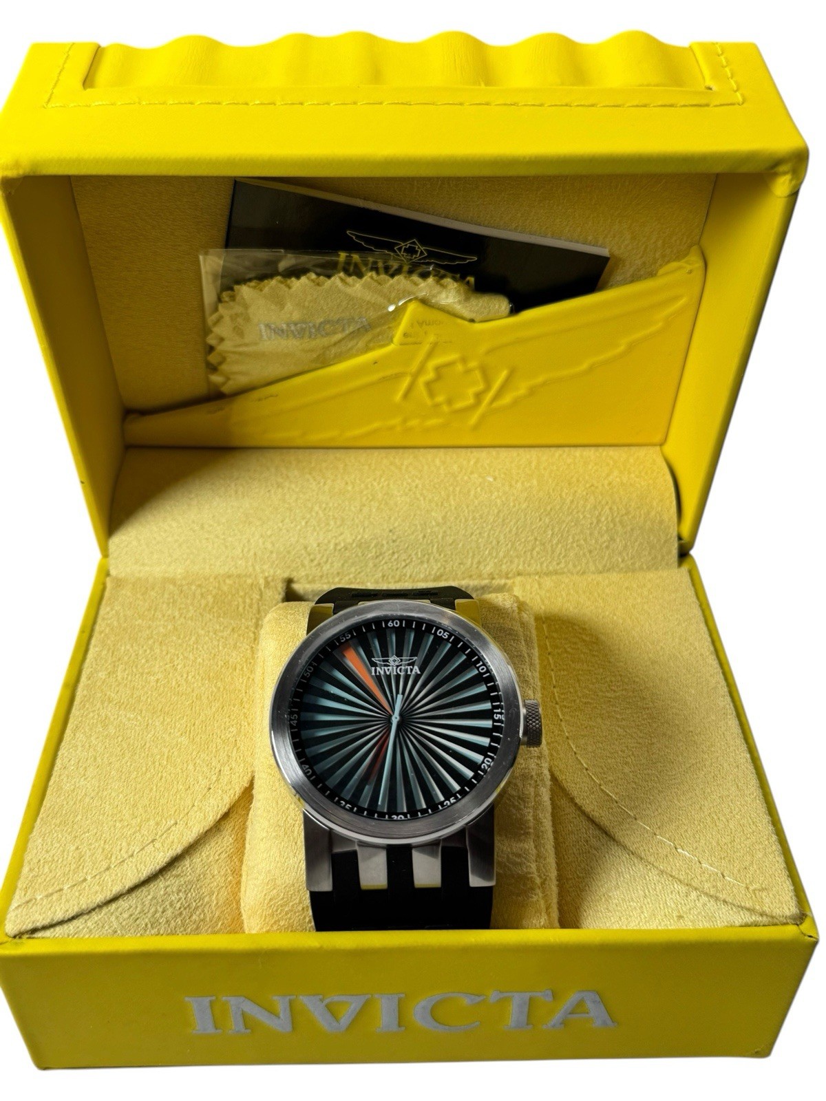 Mens Invicta DNA Rainbow Bright Turbine Watch Model 10445 46mm New Battery