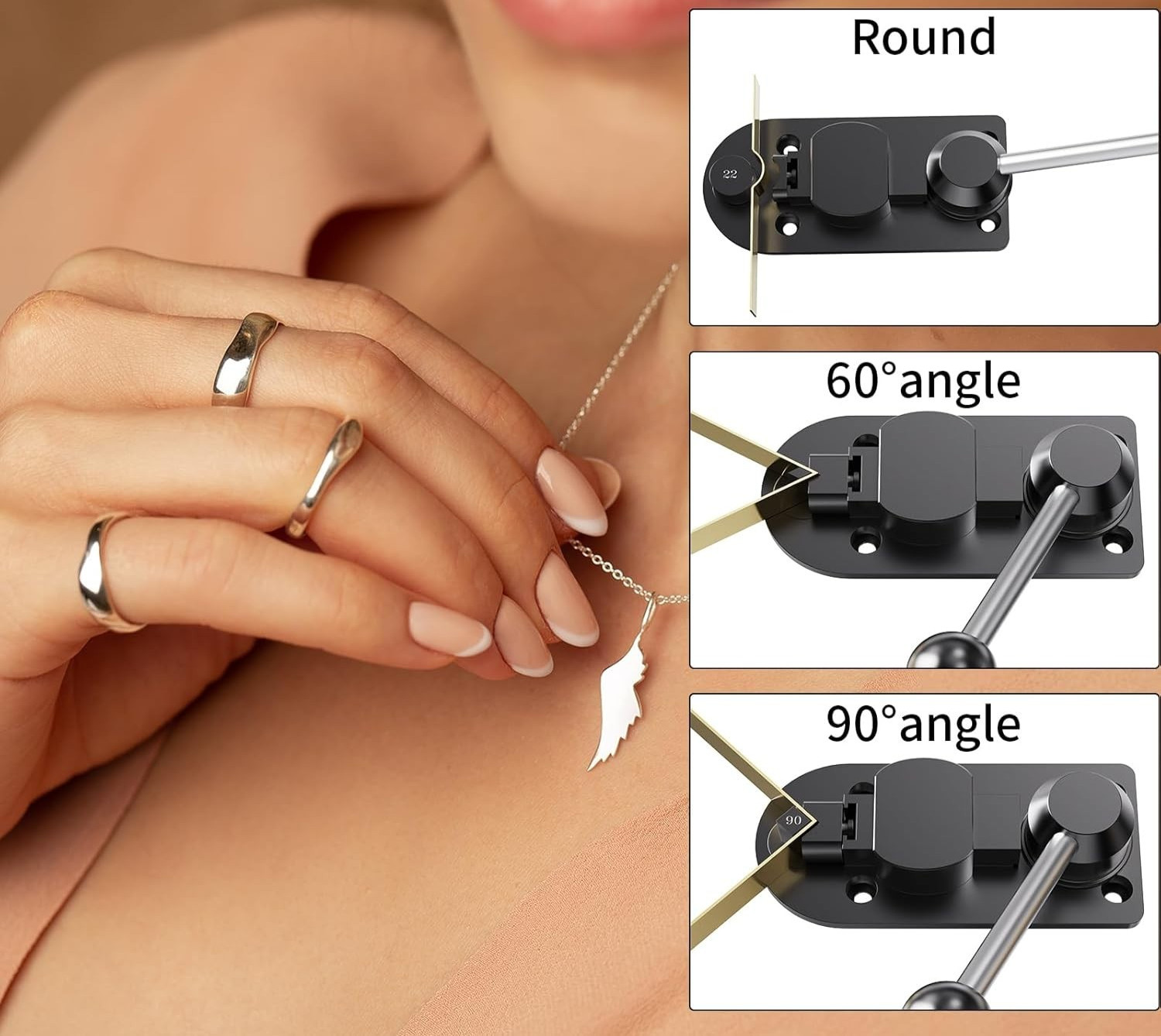 Heavy Duty Ring Bender Tool Kit for Spoon Rings Jewelry Making