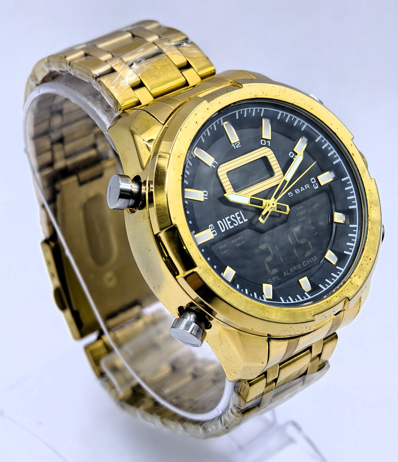 Beautiful DIESEL 5 Bar Ana-Digi Dial Quartz Men’s wrist Watch Free Shipping