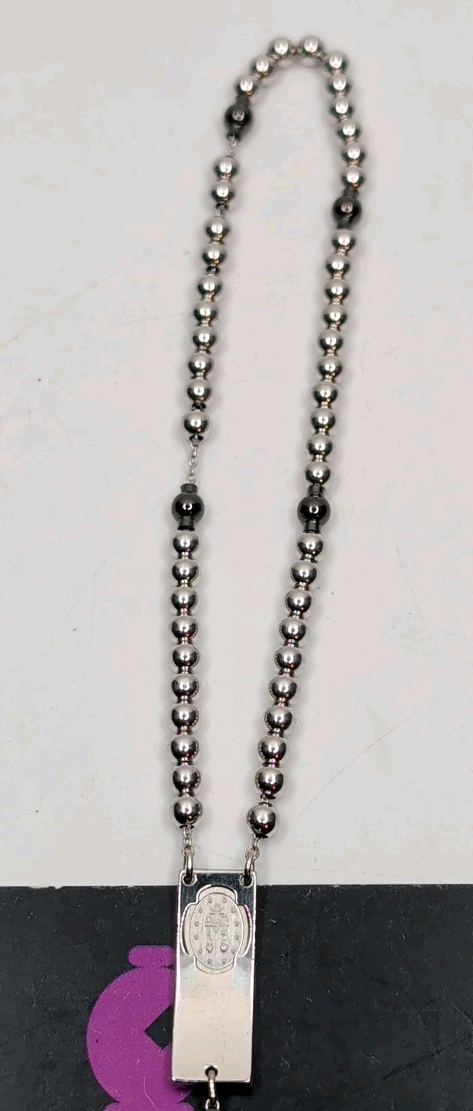 Ghirelli Rosalet – Sterling Silver Rosary Bracelet. 7.5 To 8 Inches