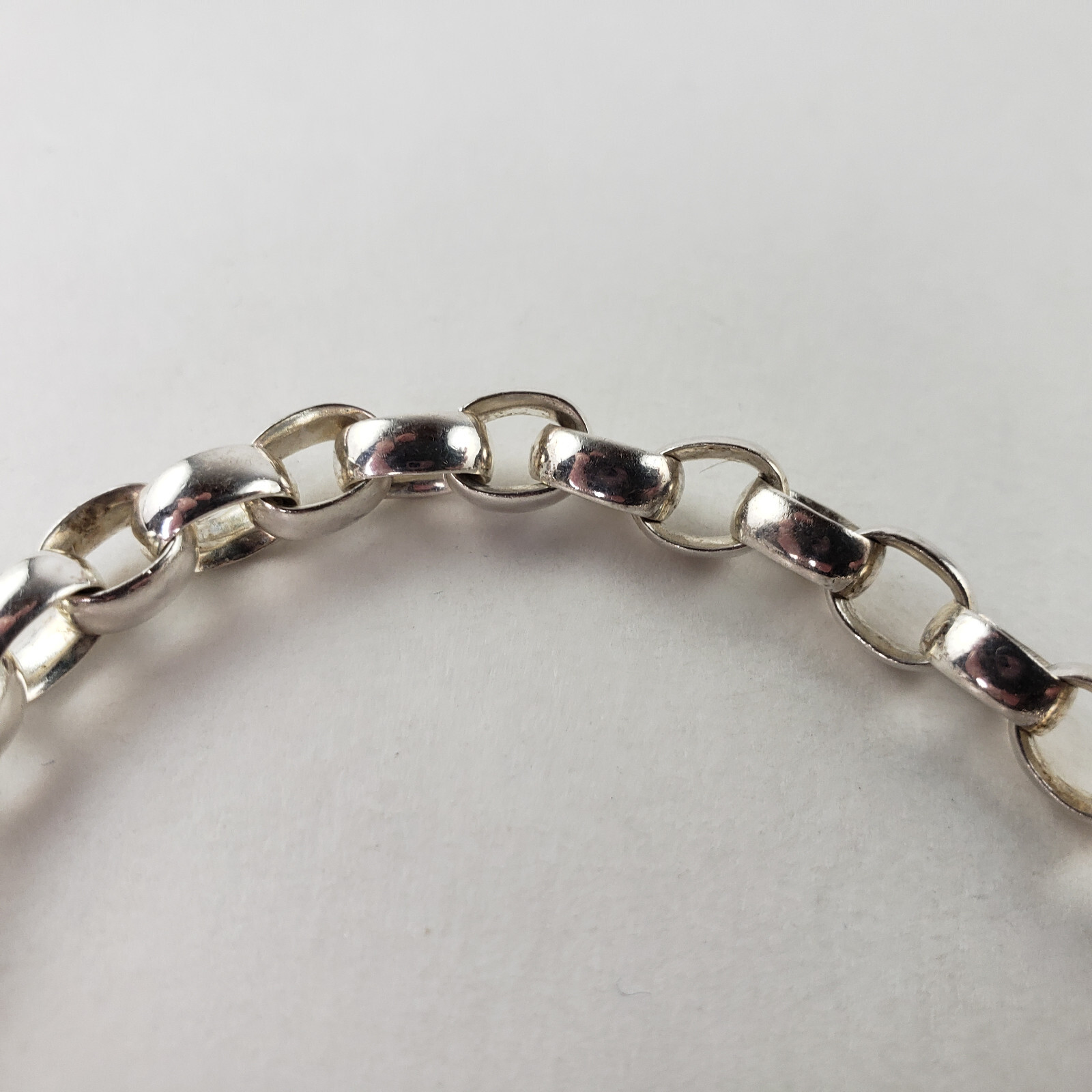 Sterling Silver Tennis Bracelet 9.0-7.5 in 20.3g [7611]