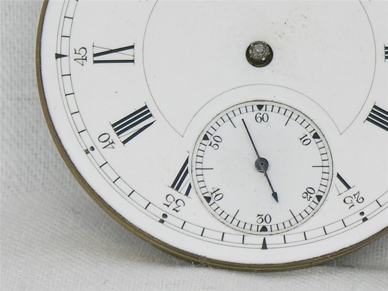 EXTREMELY RARE E. HOWARD 12TH MADE SERIES IX POCKET WATCH MOV’T & DIAL + STEM