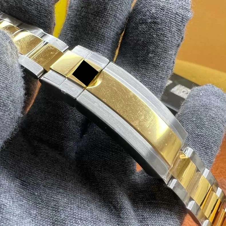 For R0 -1ex 116613 Silver Gold Stainless Steel Bracelet
