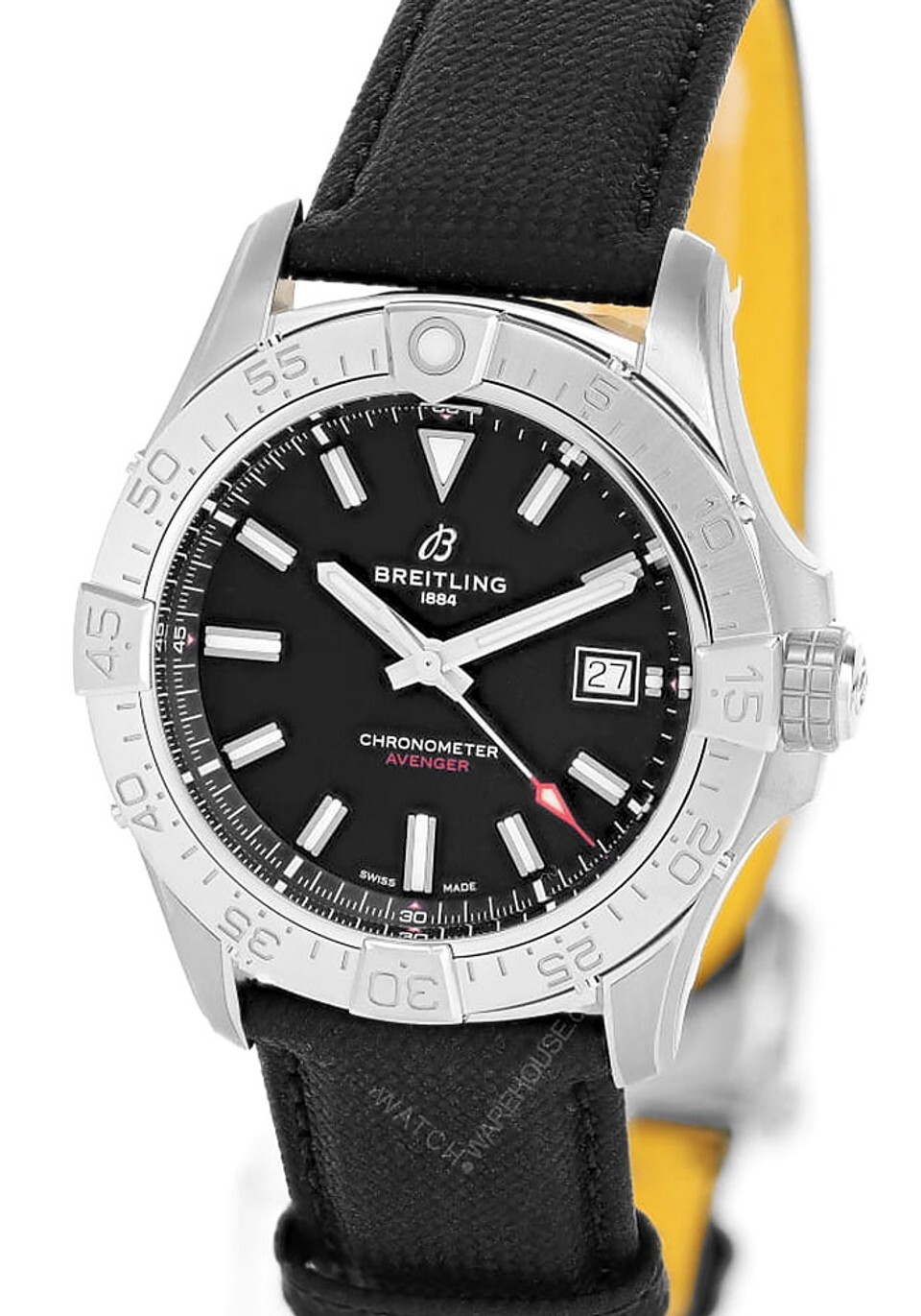 BREITLING Avenger Automatic 42mm Anthracite Leather Men’s Watch A17328101B1X1