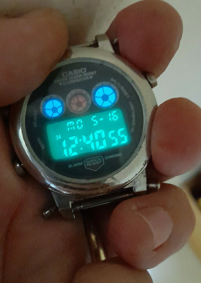 Casio RARE Trigraph G-2000 Module 2161 G-Shock Vintage Japan Screw-down Caseback