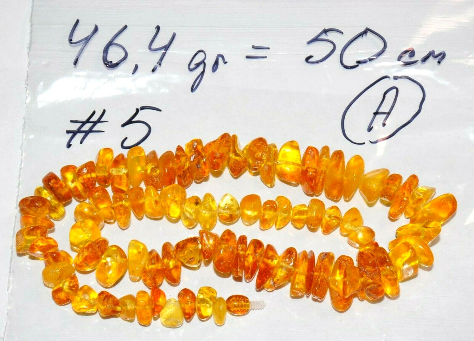 ✅51 cm =46gr RUSSIAN SOVIET BALTIC AMBER BEAD NECKLACE 琥珀 BRACELET STONE PENDANT