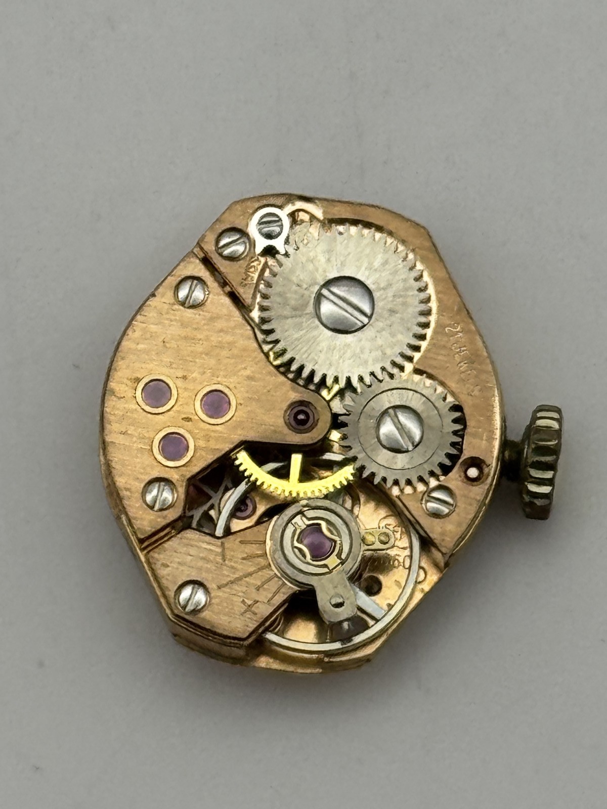 FEF 6660 Watch Movement Talis Manual Wind Vintage Swiss Parts Repair 15mm
