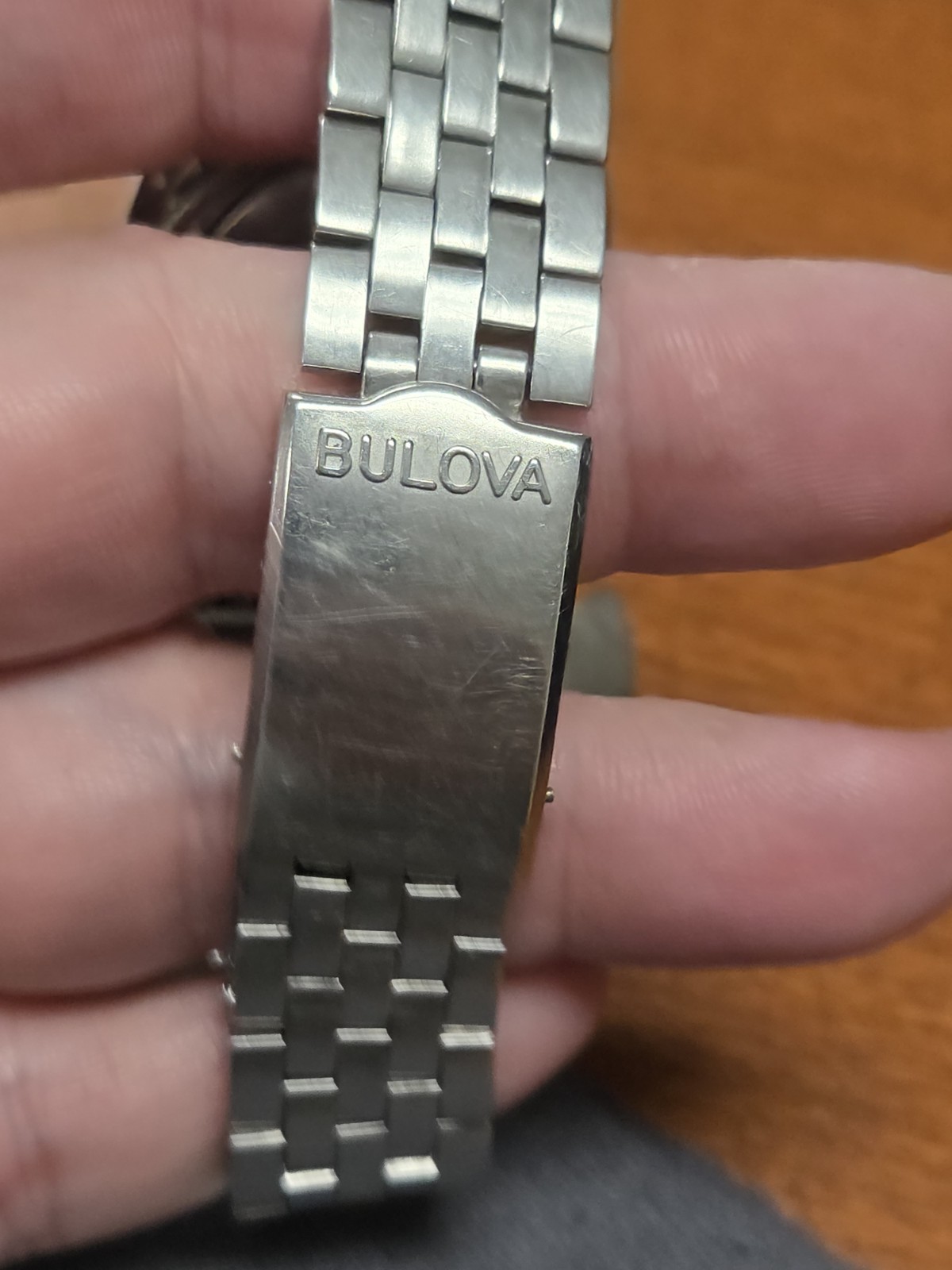 Vintage 1970 34mm Bulova Sea King Automatic Day/Date Swiss Blue Dial Runs Good