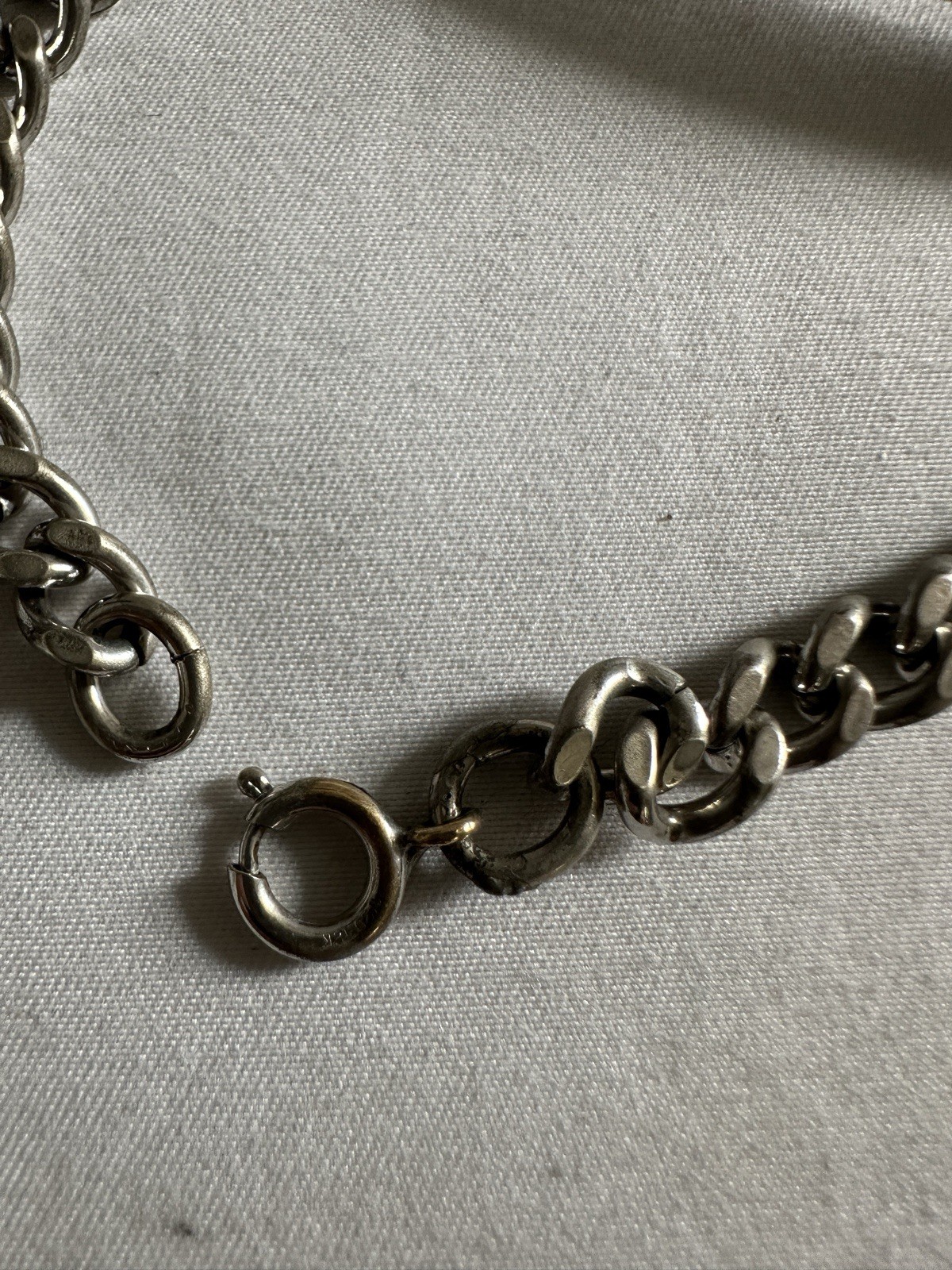 Vintage ELCO Sterling Silver 925 ID Bracelet Signed 7.75″