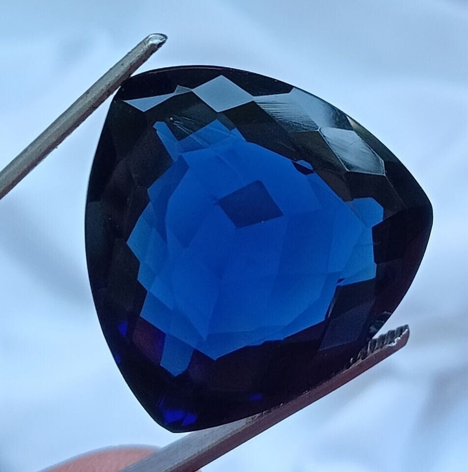Blue Tanzanite 60-62 Blue Tanzania Of Trillion Cut Loose Gemstone EGL Certified