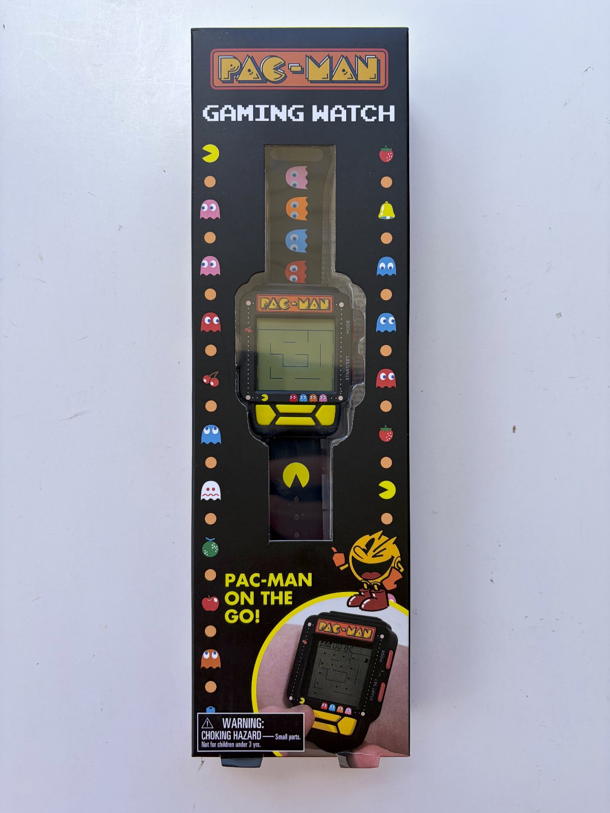 Fizz Creations Pac-Man Retro Digital Gaming Watch Wristwatch