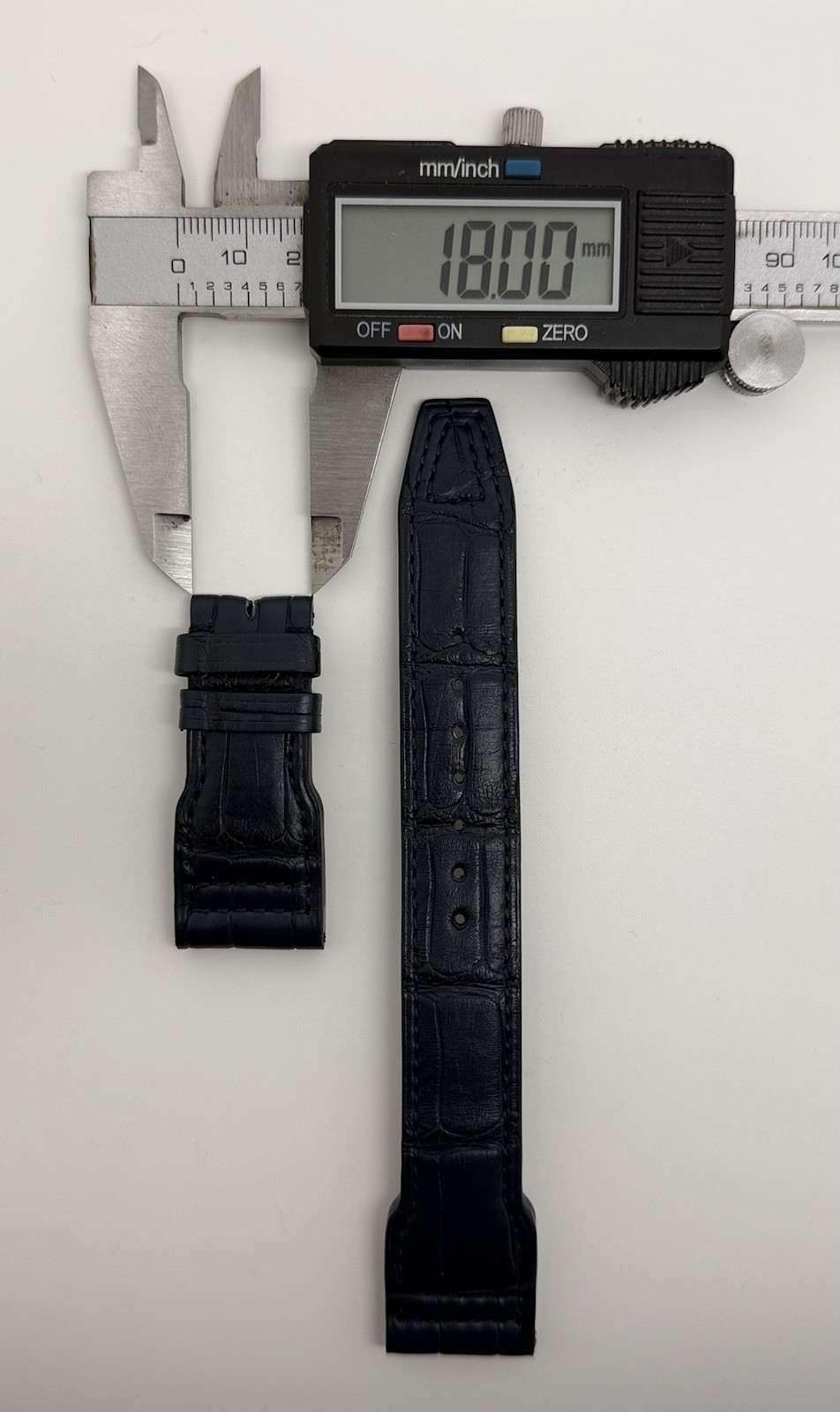 IWC Big Pilot 22mm x 18mm Blue Alligator Watch Strap Band A60853 Authentic OEM
