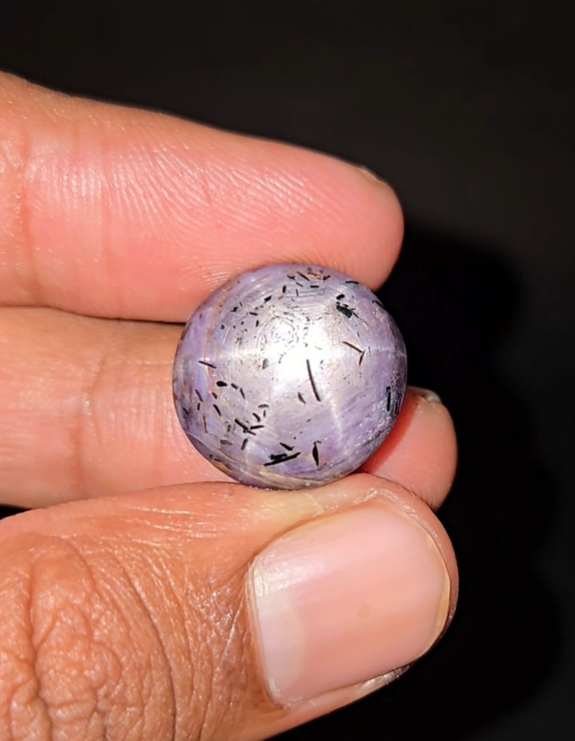 Natural Star Sapphire Cabochon 31.00 ct Purple untreated loose gemstone Oval