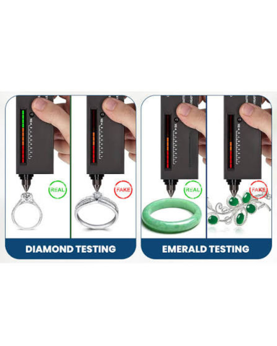 Gold Silver Diamond Tester Selector Gemstone Testing Kit Digital Electronic Tool