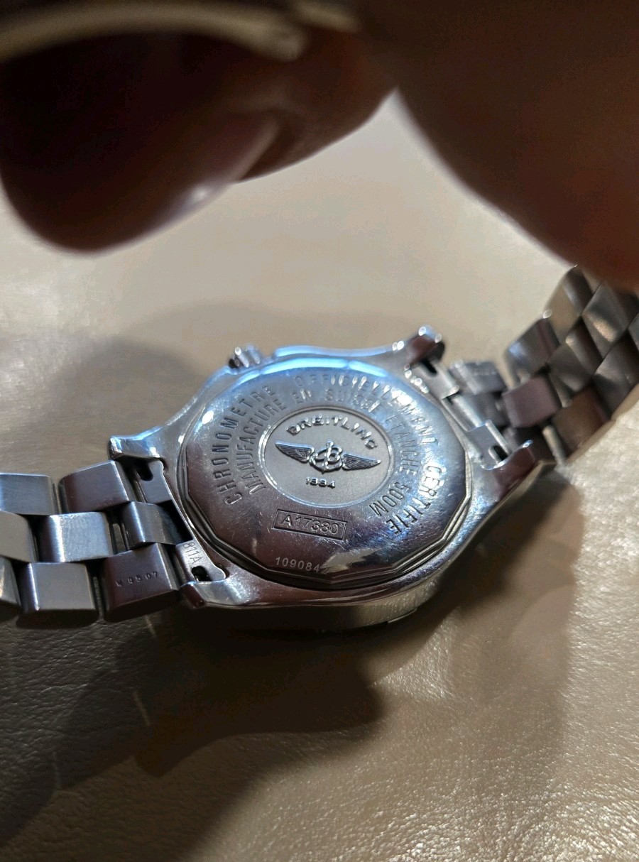 Breitling Colt Automatic A17380 41mm Stainless Steel Black Dial Watch
