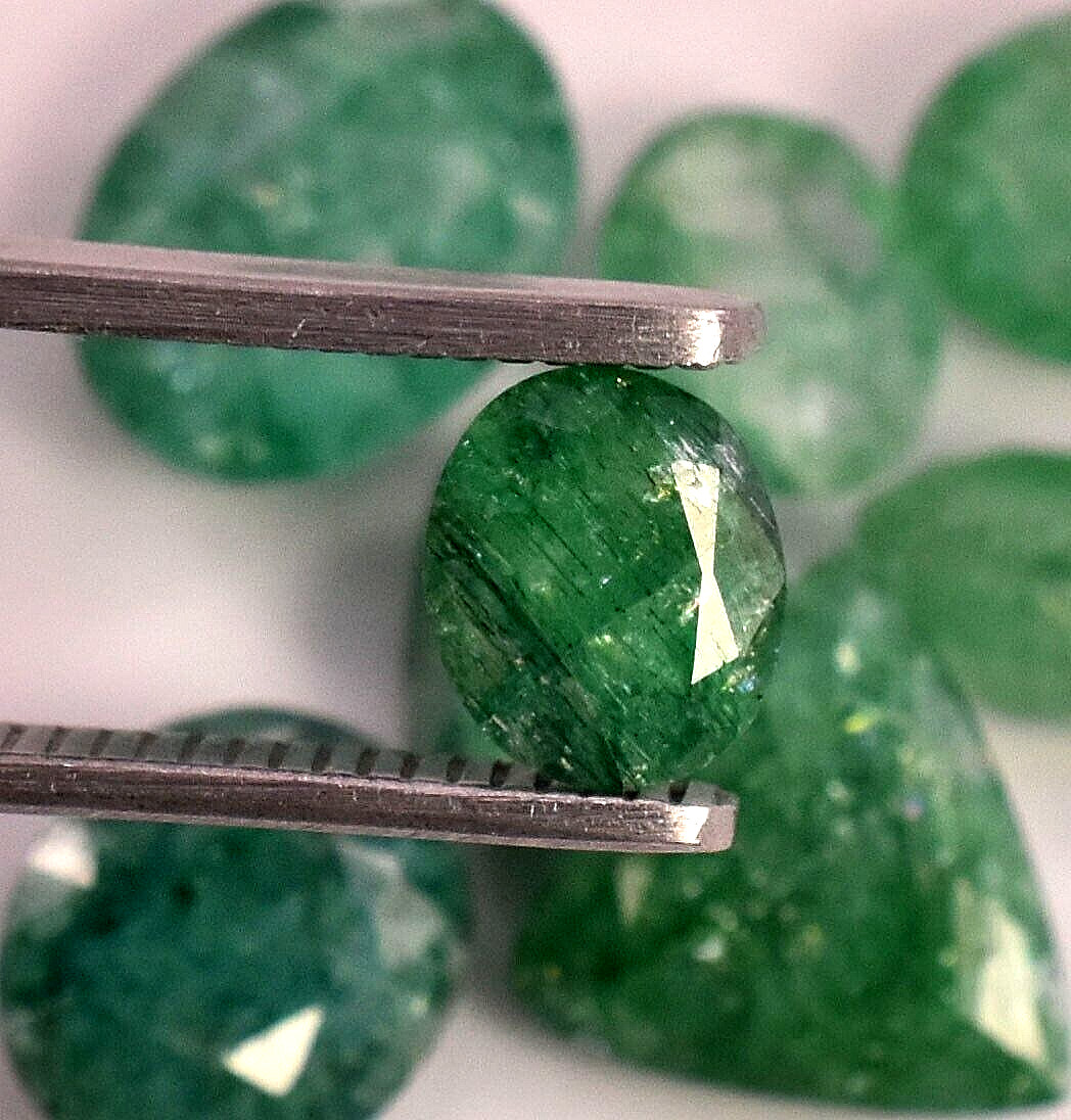 26.75 Ct Natural Green Beryl Colombian Emerald Loose Lot Gemstone
