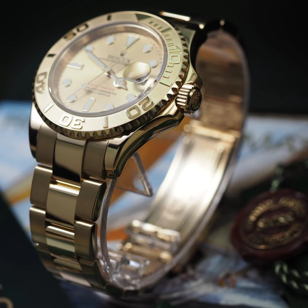 2010 Rolex Yacht-Master 16628 18k Yellow Gold