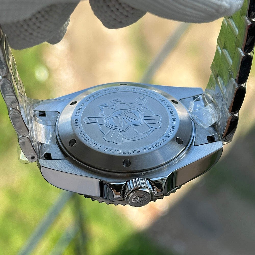 STEELDIVE SD1964GMT — 45.4mm Ceramic Bezel Insert 1000M NH34 Four Hands GMT