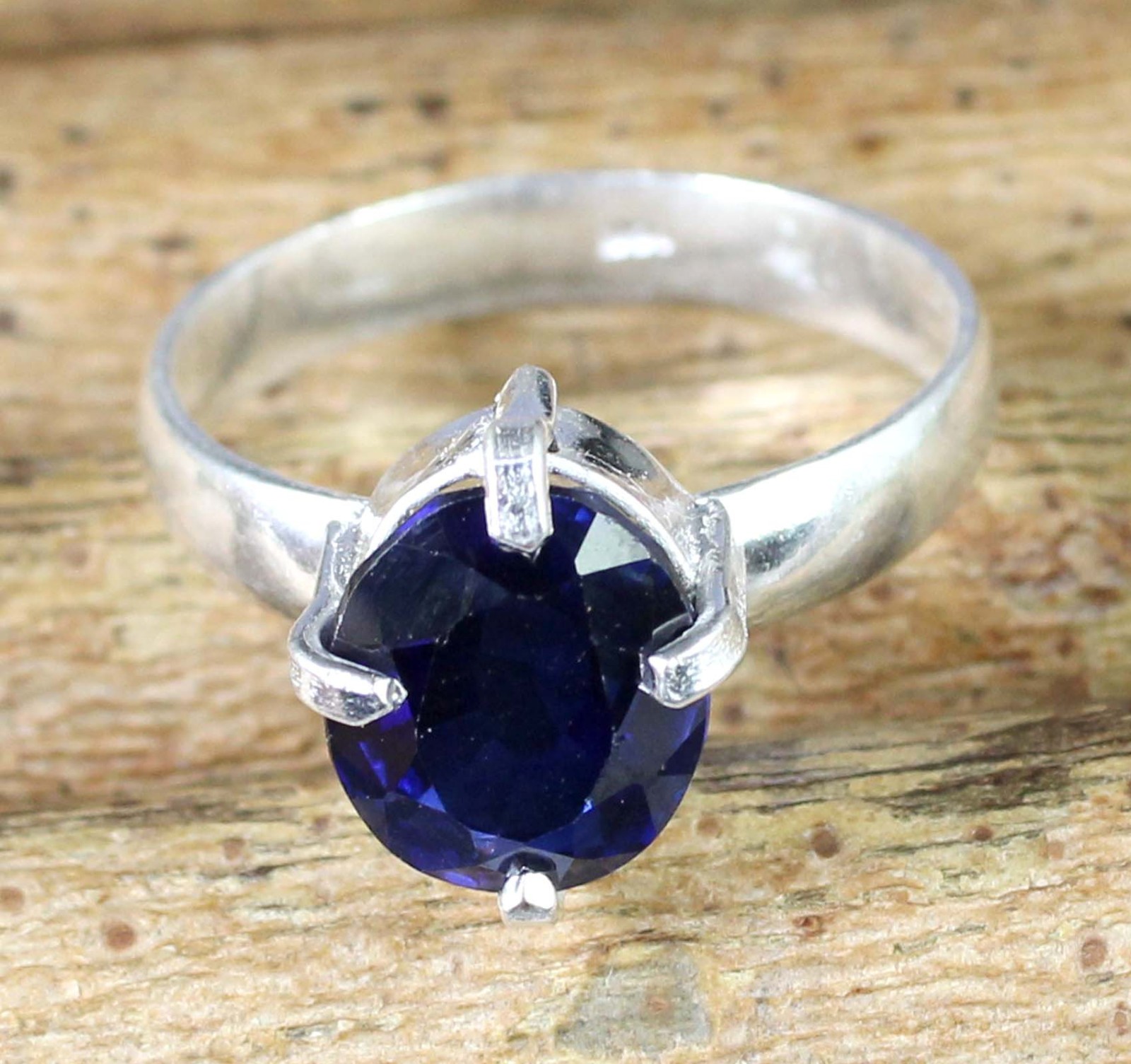 Natural 5.35 Ct Blue Sapphire Oval Gemstone Certified Unisex Ring Birthday Gift