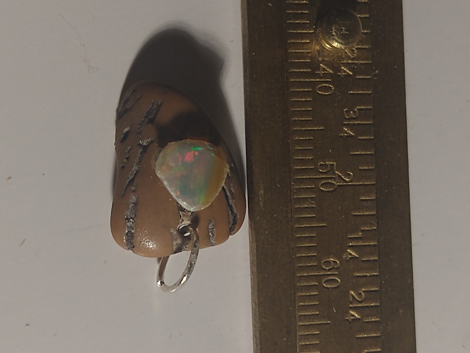 Walnut Opal Pendant