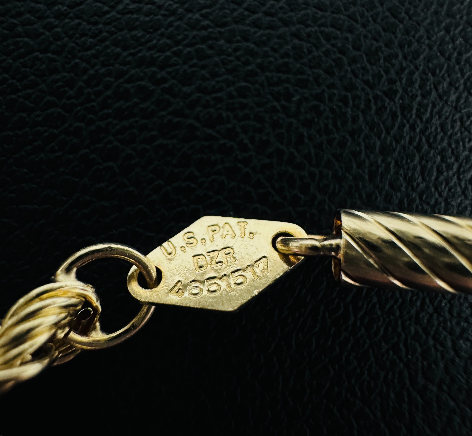 Solid 14K Yellow Gold Classic Rope Link Bracelet w/Safety Latch 3.7mm, 8″, 2.2g
