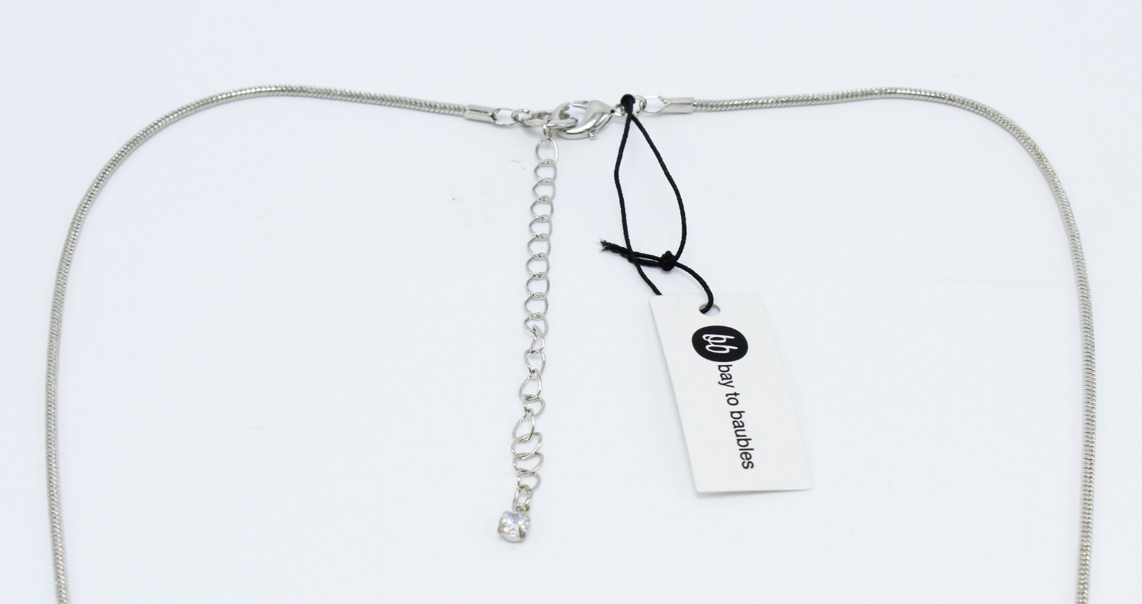 New Silver Twisted Teardrop Pendant Necklace by Bay to Baubles Stitch Fix #N2532