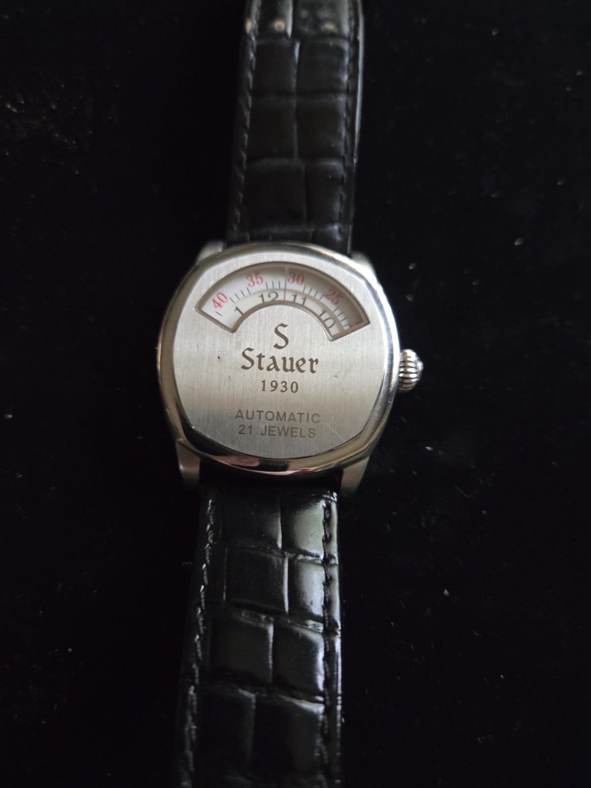 VINTAGE WRIST WATCH STAUER 1930 AUTOMATIC 21JEWELS REF.15457 3ATM WATER RES