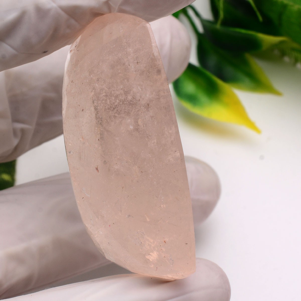 174 Cts Natural Morganite Unheated 48mmx29mm Cushion Cut Certified Huge Gemstone