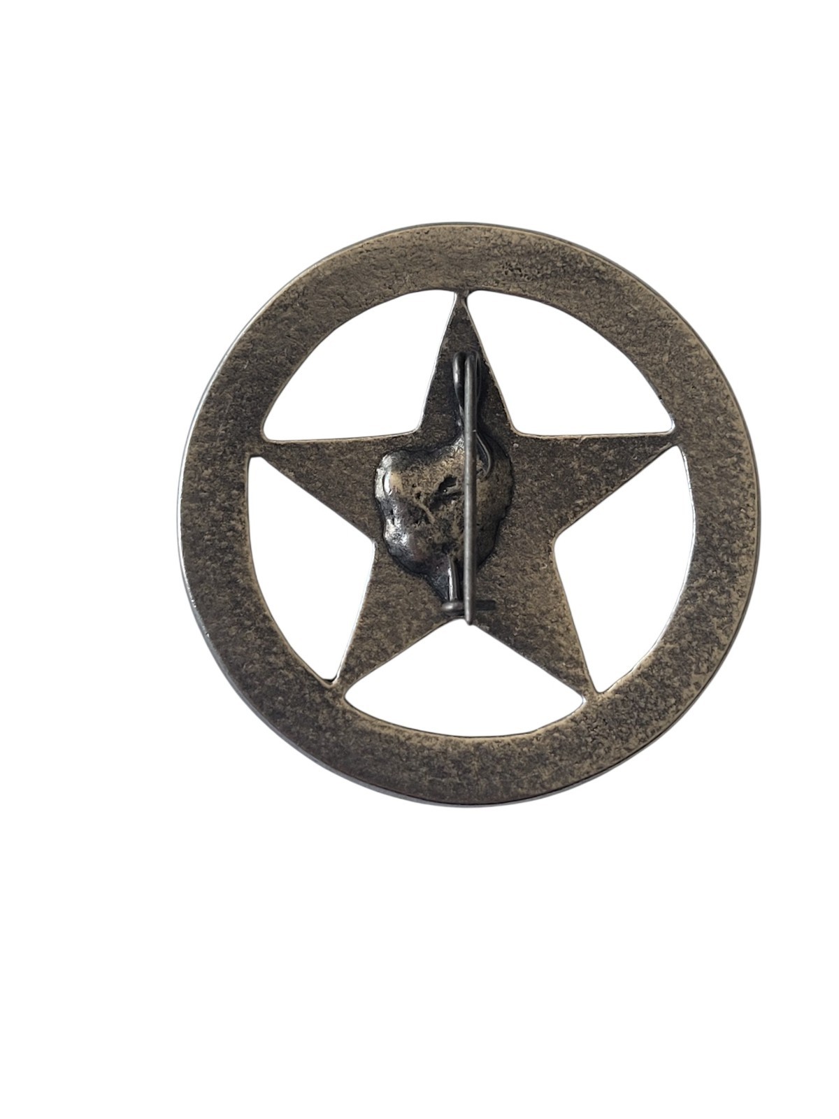 Replica Texas Rangers Badge Company B Old West Western Silver Badge