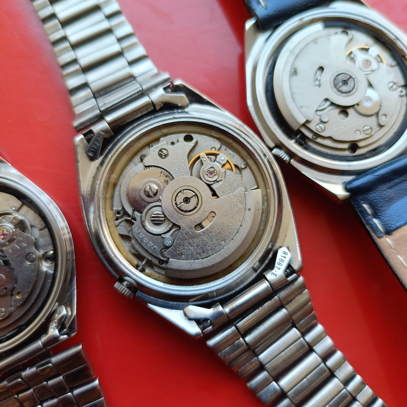 Lot of 3 Seiko 5 Automatic Watches 7009-3041 7019-6081 7009-8830 Vintage Men’s