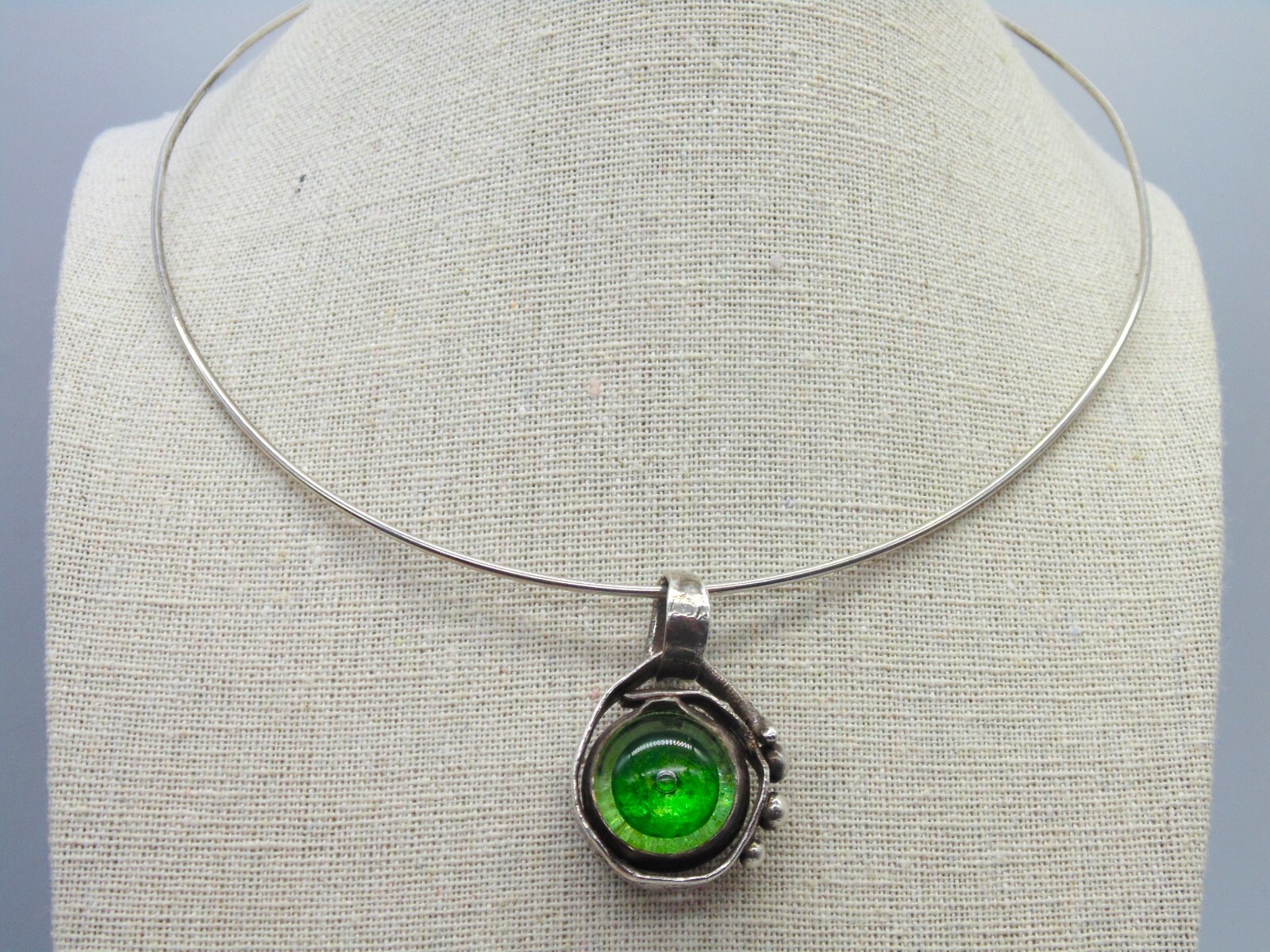 Ljungby SWEDEN ~ Maria DRUGGE Silversmith 925 Sterling NECKLACE PENDANT & COLLAR