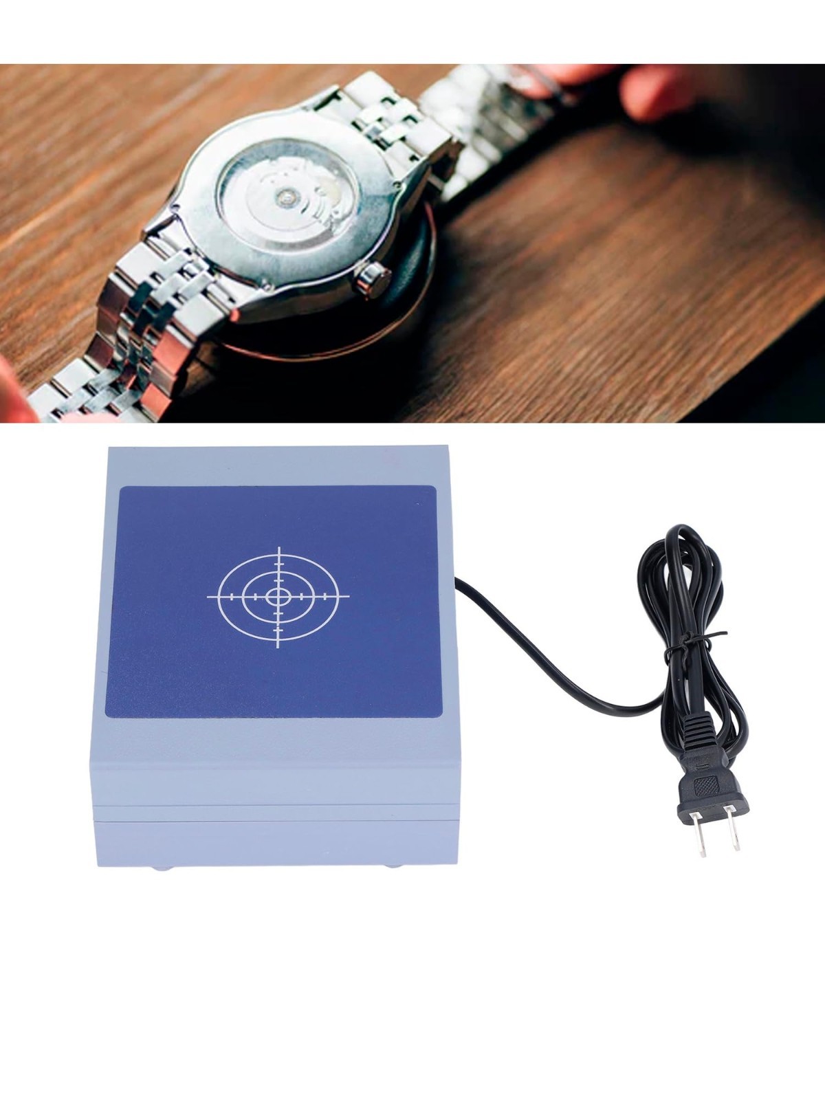 Compact Watch Demagnetizer Tool – Professional Repair Kit for Watchmakers