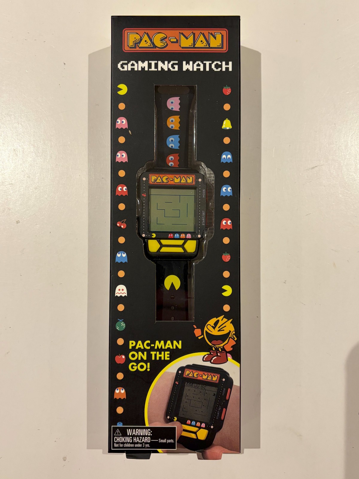 Fizz Creations Pac-Man Retro Digital Gaming Watch Wristwatch