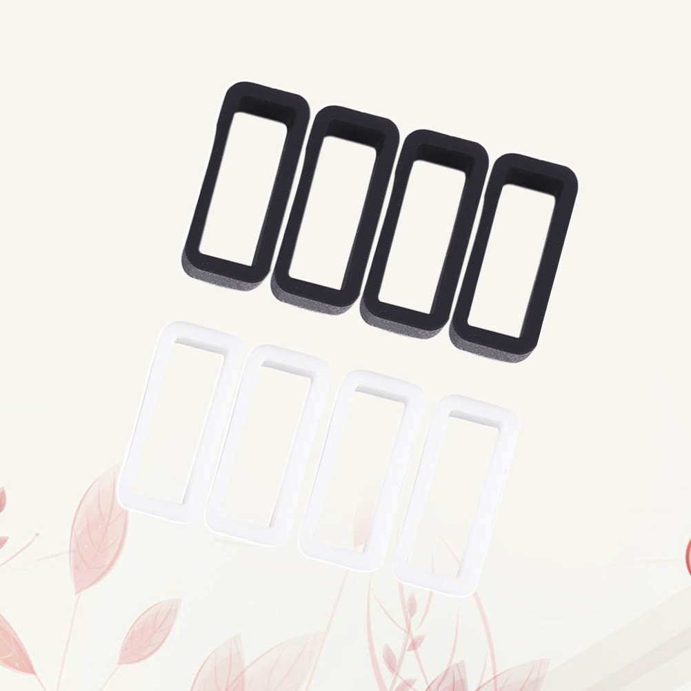 8Pcs Watch Buckle Set Made of Premium Silicone Easy to Install Clasp for Watch