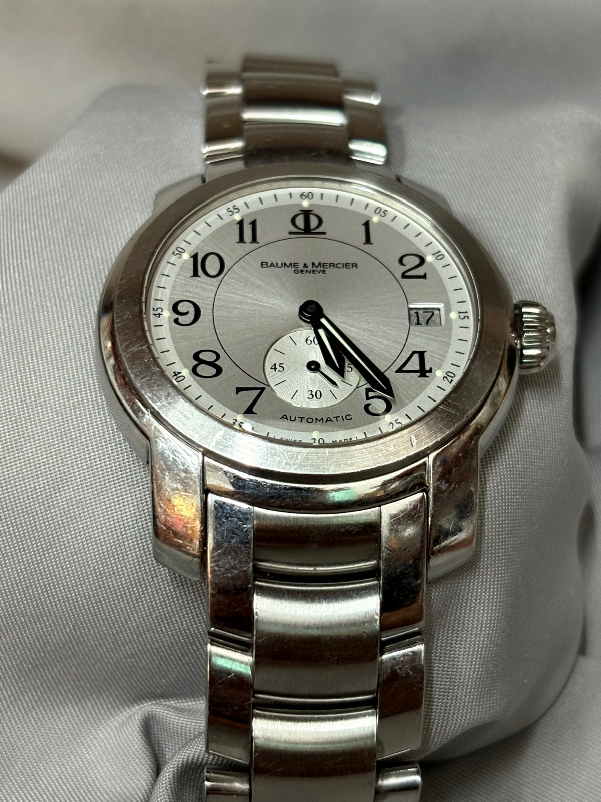 Baume & Mercier Capeland 39mm Stainless Steel Silver Dial Men’s Watch MV045221