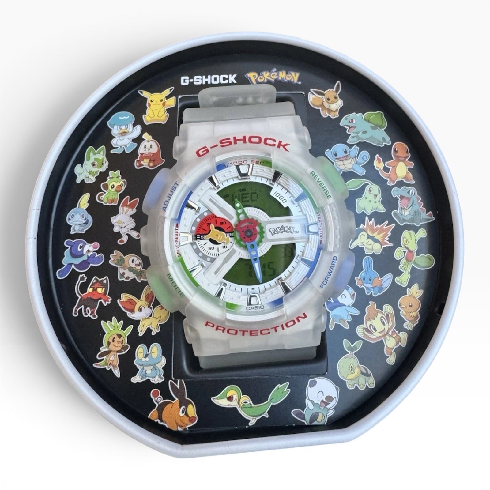IN HAND CASIO G-SHOCK X POKEMON GA110PKM-7A 30TH ANNIVERSARY WATCH – IN HAND
